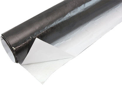 Aeroflow AF91-4003BLK 24"X36" Sheet Aluminised Heat Barrier Adhesive Backed Black