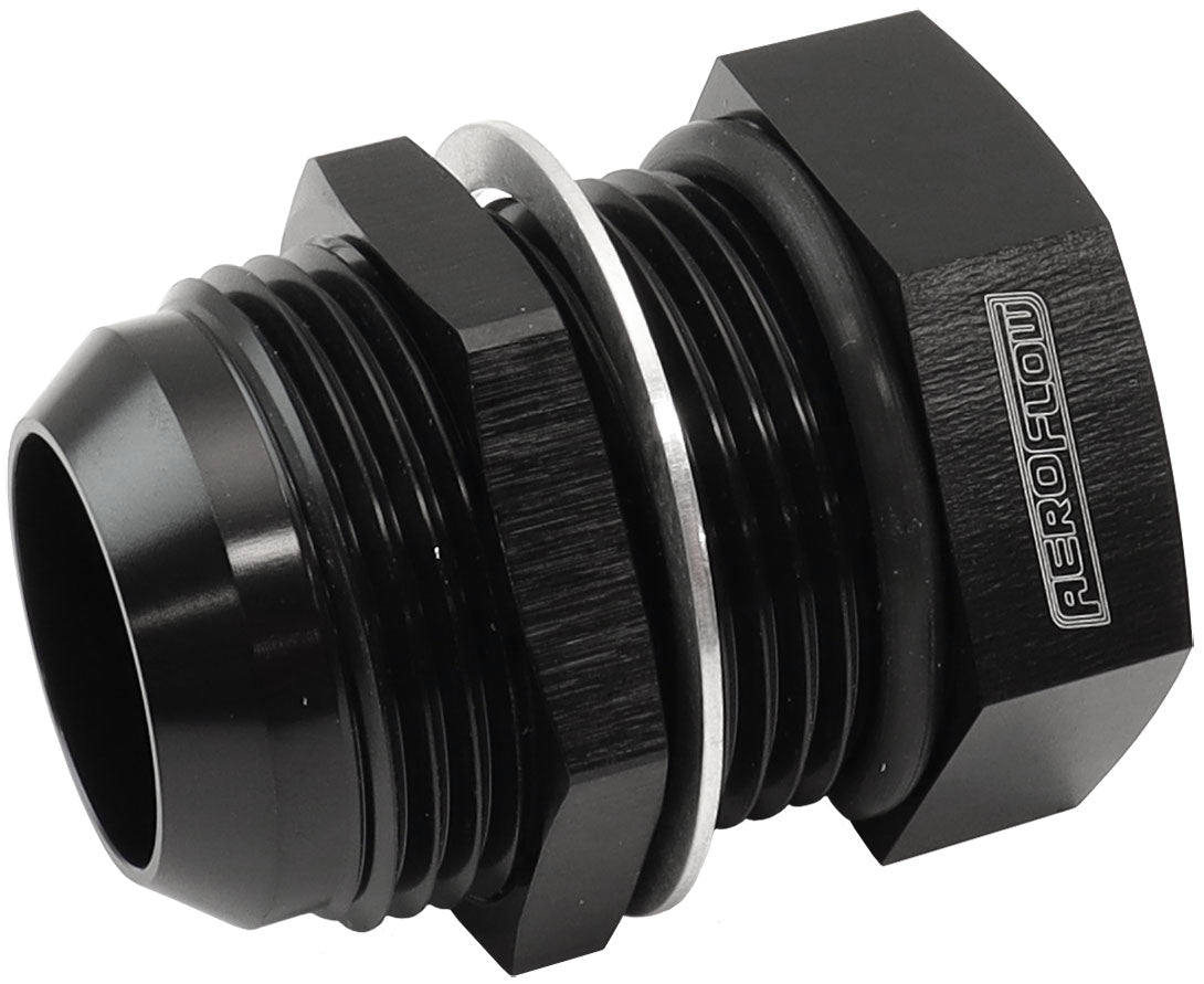 Aeroflow AF777-16BLK Bolt In -16AN Breather Cast orfabricated Covers Black