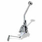 B&M BM81013 Street Rod Shifter (Suit Th-700R4/4L60, Detent Shifter, Satin Aluminium Knob w/ 12" Tall Stick)