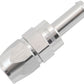 Aeroflow AF214-06-06DS Straight -6AN Hose End To 3/8"Barb Teflon 200 Series Silver
