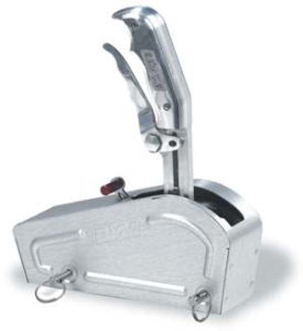 B&M BM81040 Magnum Grip Pro Stick Shifter (3 & 4 Speed Gate Shifter, Lightweight Aluminium Cover, 5' Super Duty Race Cable)