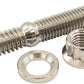 Aeroflow AF55-3000 1/4" Titanium Stud Washer Nut