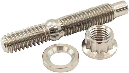 Aeroflow AF55-3000 1/4" Titanium Stud Washer Nut