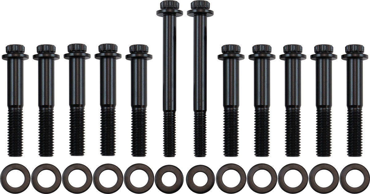 Aeroflow AF37-1211 Ford ClevelANd Intake Bolts 351C 12 Point Head 12 Pack
