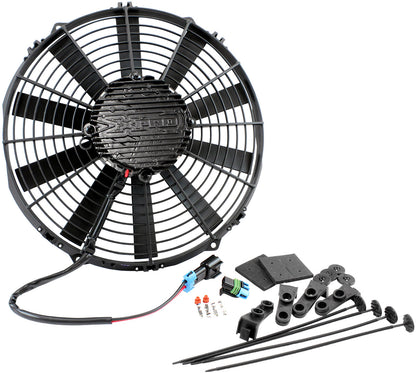 Aeroflow Performance Products AF49-1112 Brushless 12" Electric Fan 2100 Cfm Straight Blade