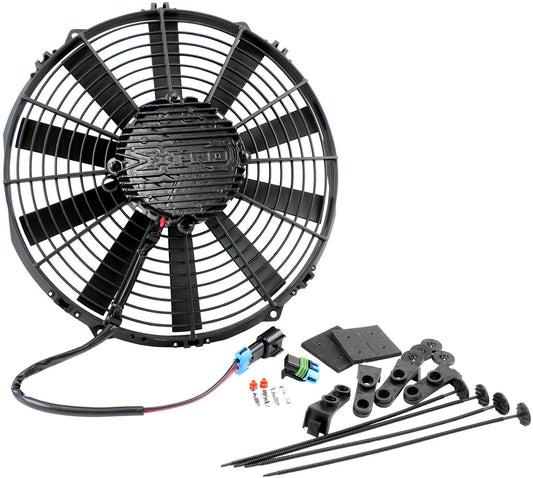 Aeroflow AF49-1112 Brushless 12" Electric Fan 2100 Cfm Straight Blade