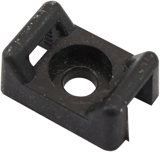 Aeroflow AF98-9986-50 Cable Tie Screw Mounts 16mm X 10.7mm M3 Hole Pa66 50 Pack