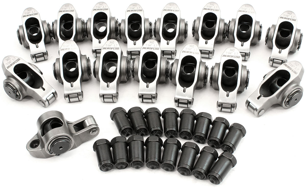 Aeroflow AF95-1223 Ford SB S/S Rocker Arms 7/16" Stud