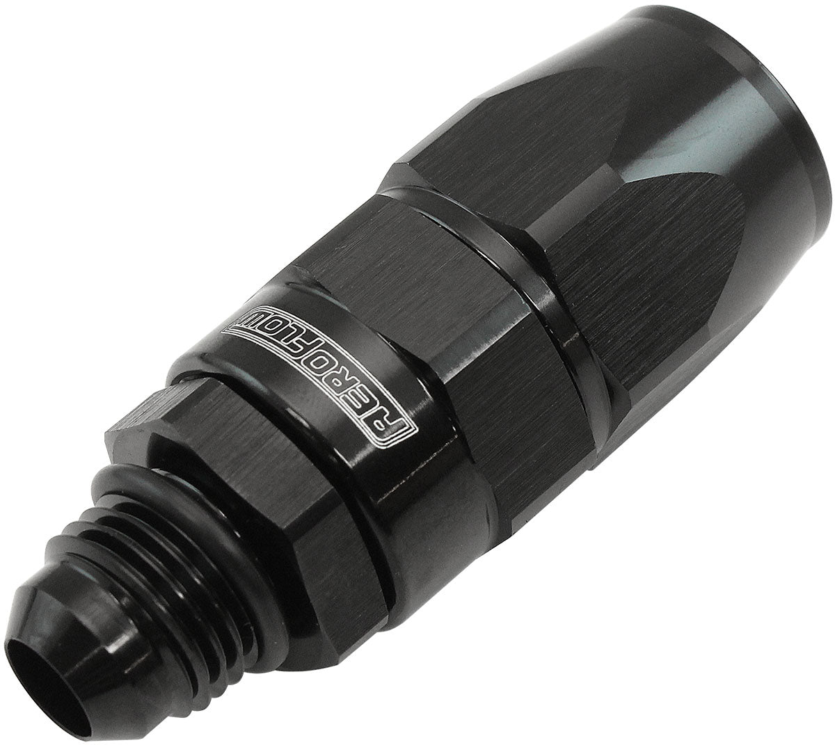 Aeroflow AF580-08-06DBLK Male -6AN to -8AN Teflon Hose