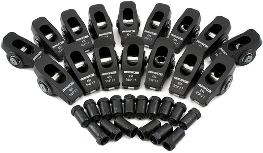 Aeroflow AF95-1115 Chev BB Rocker Arms 7/16" Stud 1.7