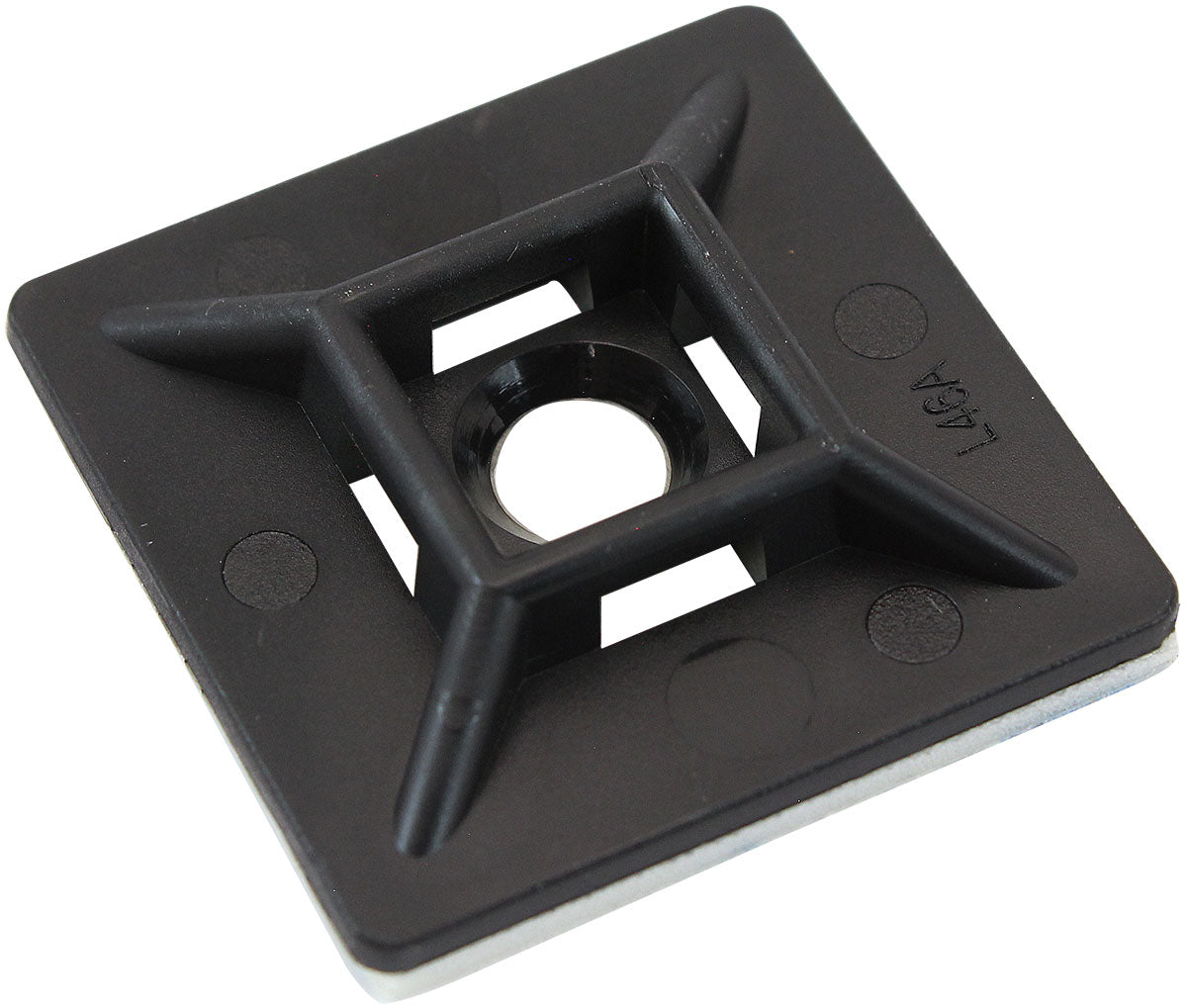 Aeroflow AF98-9998-100 Cable Tie Mounts 28mm X 28mm Nylon 3M Pad Mount Black