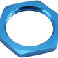 Aeroflow AF59-924-04 Replacement -4AN Jam Nut Full Flow Bulkhead Blue Half Nut