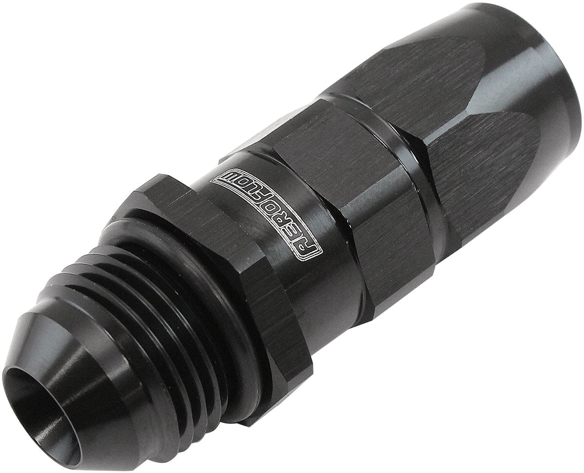 Aeroflow AF580-06-08DBLK Male -8AN to -6AN Teflon Hose