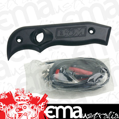 B&M BM81063 Stealth Magnum Grip w/ Button Actuator For Magnum Grip Shifters