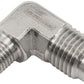 Aeroflow AF381-02 S/S 90 Deg 1/16" Npt to -4AN