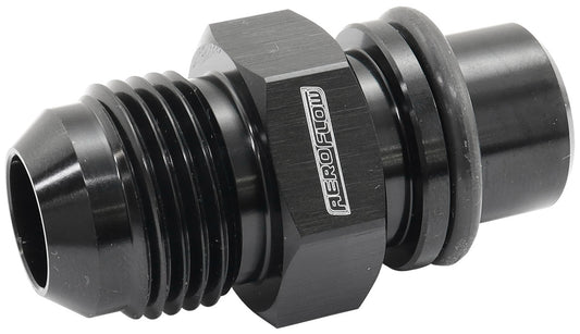 Aeroflow AF64-4042BLK Ford Barra Thermostat -10AN Press In Adapter Fitting Heateturbo Aeroflow - Af 64-4042Blk