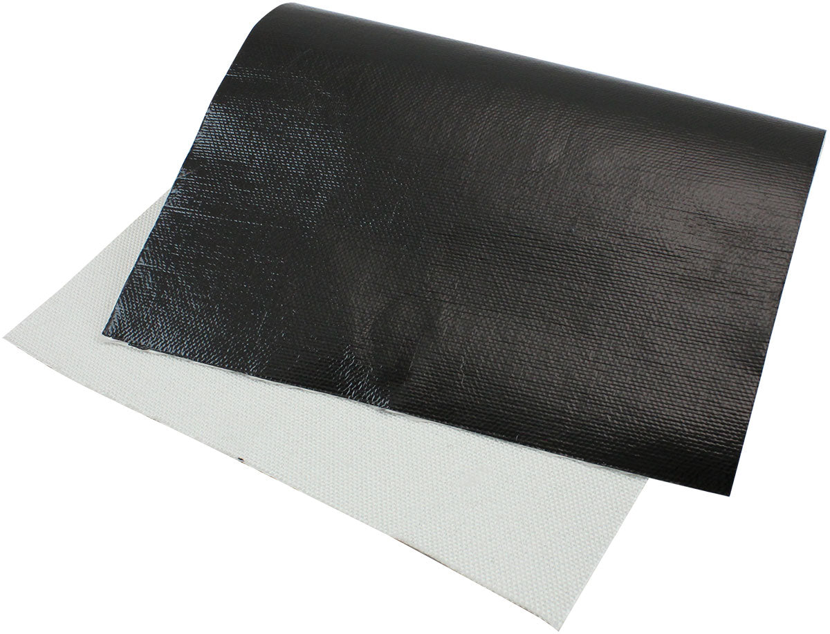 Aeroflow AF91-6001BLK 40" X 12" Aluminised Heat Barrier Black Finish