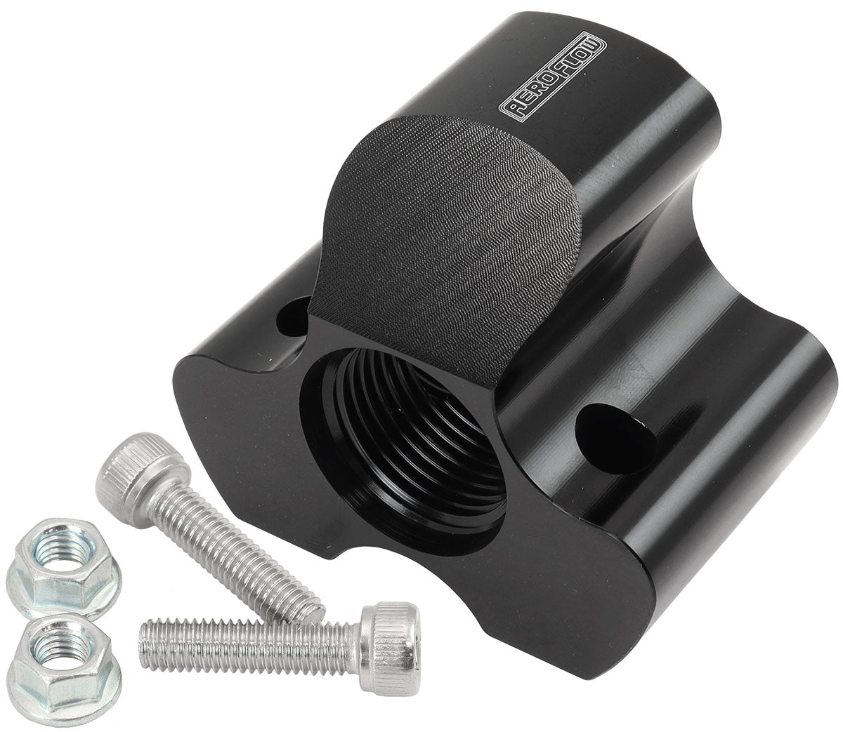Aeroflow AF935-12-10BLK Inline 4 Port Distribution