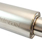 Aeroflow AF5515-400 4" Round Muffler Centre Centre18" Length 6" Dia 5" Tip S/S