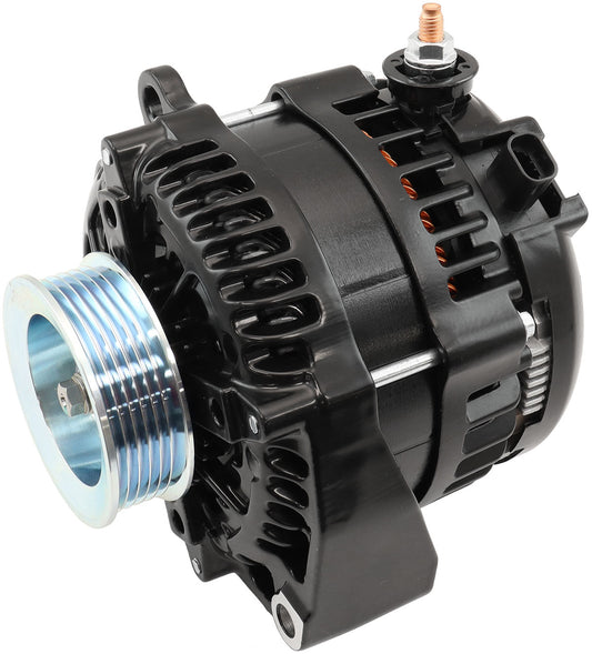 Aeroflow AF4274-2000 GM LS Non Ecu Controlled Alterve Style 200 Amp Black