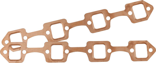 Aeroflow AF1854-1404 Sbf RectAngle Exhaust Gaskets Copper Embossed 289 302 351 Ford Pairaeroflow AF 1854-1204