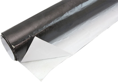 Aeroflow AF91-4004BLK 24"X48" Sheet Aluminised Heat Barrier Adhesive Backed Black