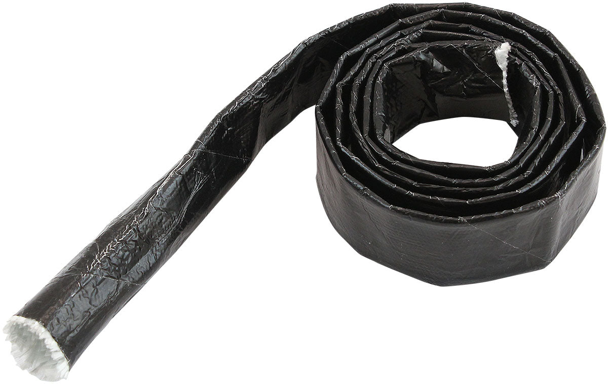 Aeroflow AF91-5010BLK Aluminised Heat Sleeve 1/4-1/2Black Finish 3.7 Meter / 12Ft