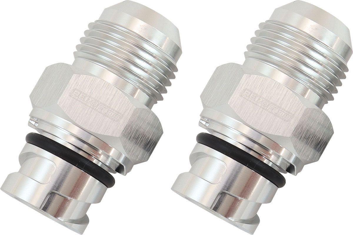 Aeroflow AF708-10-09S Screw In Cover Breather Adapte-10AN Suits Ford Coyote V8