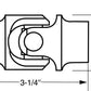 Borgeson BOR013737 Steel Single Needle Bearing Universal Joint 3/4"-38 x 3/4"-48