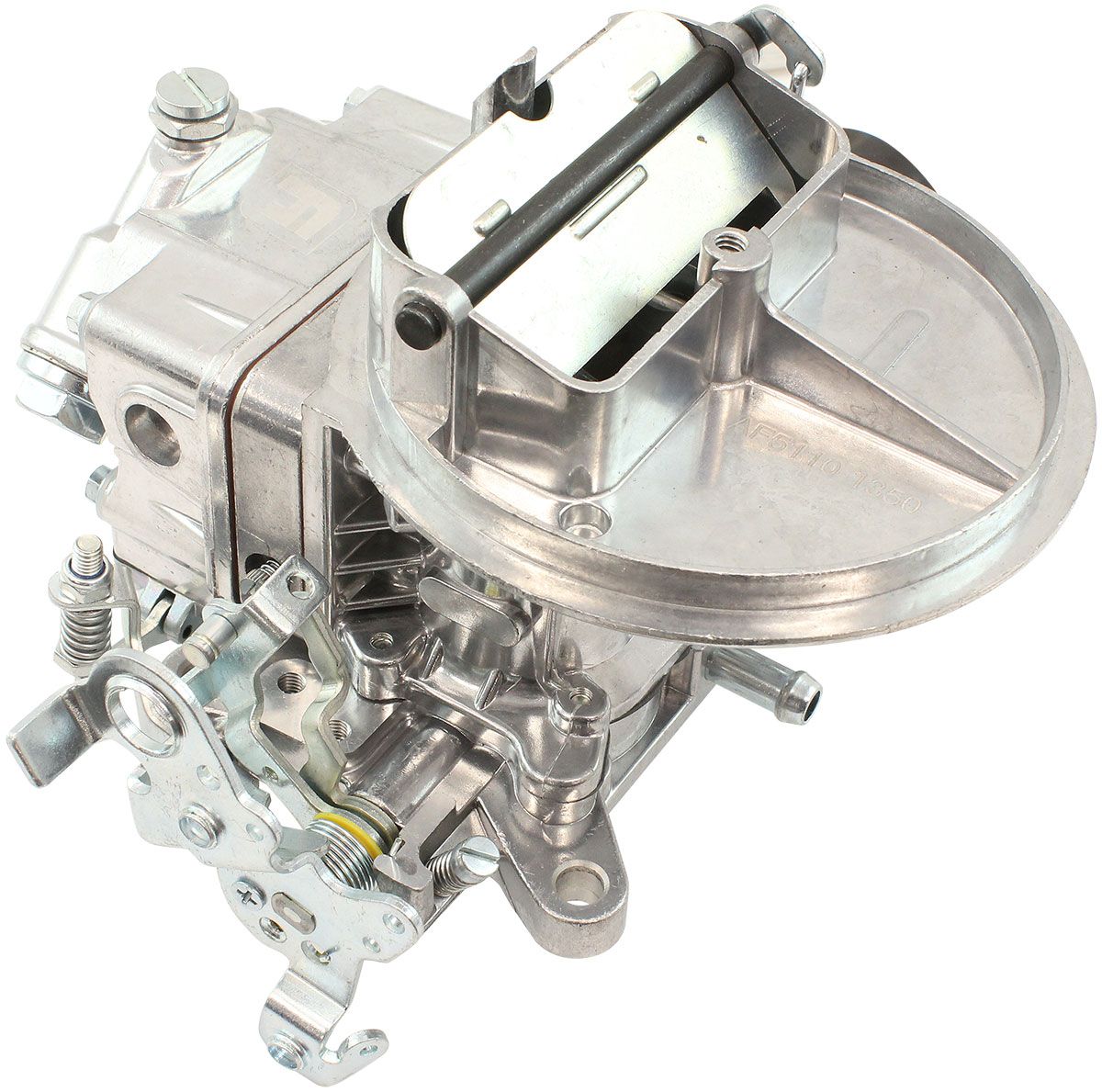 Aeroflow AF5110-1350 2 Barrel 350CFM Carburettor Electric Choke Silver Finish