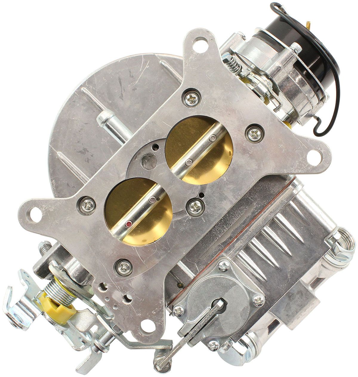 Aeroflow AF5110-1350 2 Barrel 350CFM Carburettor Electric Choke Silver Finish