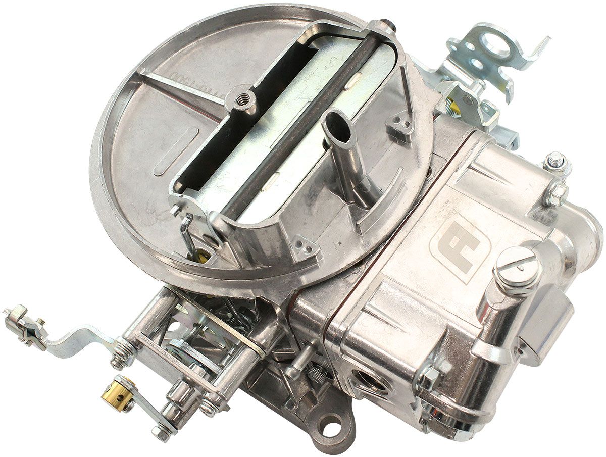 Aeroflow AF5110-1500 2 Barrel 500CFM Carburettor Manual Choke Silver Finish