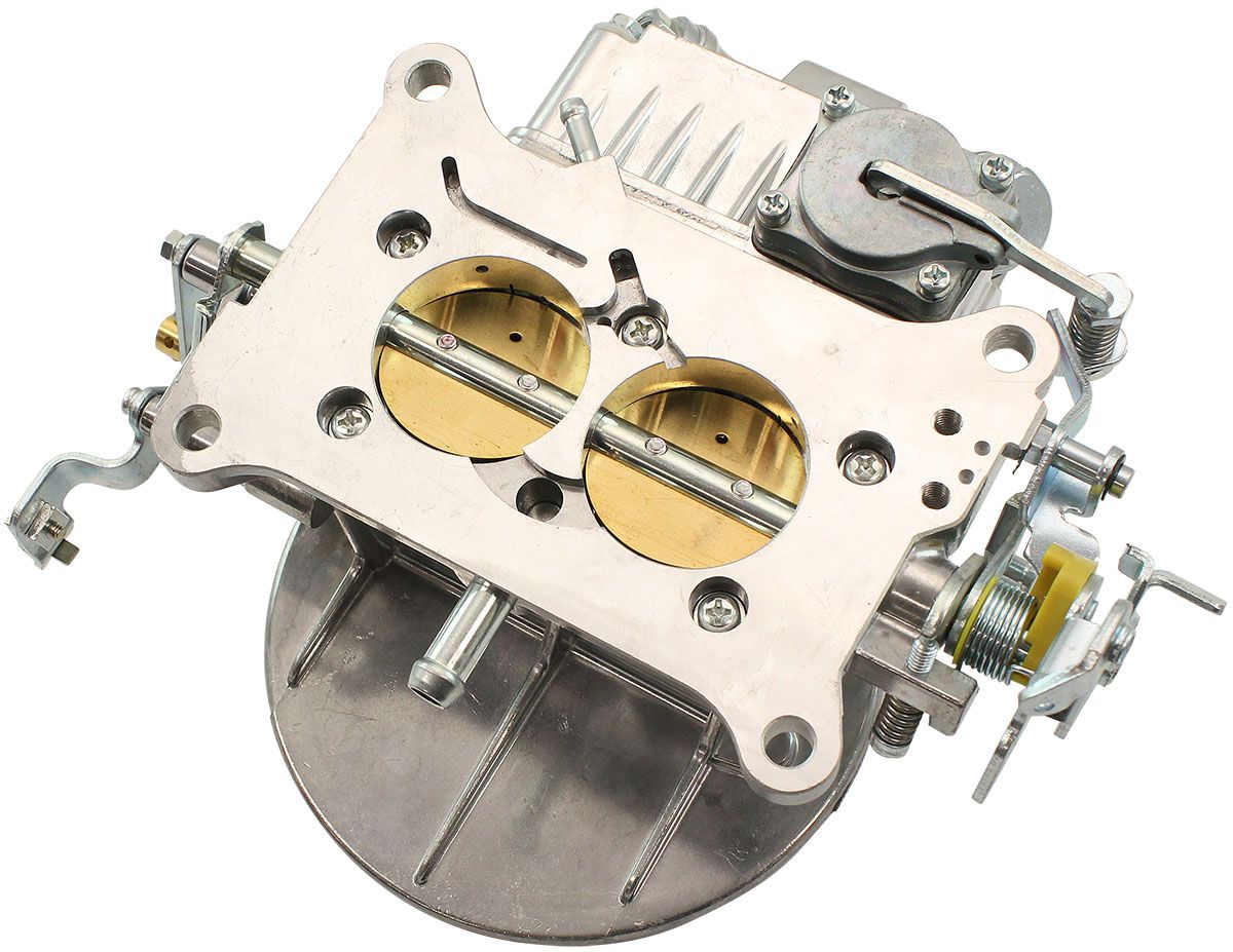 Aeroflow AF5110-1500 2 Barrel 500CFM Carburettor Manual Choke Silver Finish