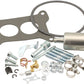 Aeroflow AF5110-1500 2 Barrel 500CFM Carburettor Manual Choke Silver Finish