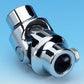 Borgeson BOR124930 Polished S/S Single Bearing Universal Joint 3/4"DD x 3/4"-20