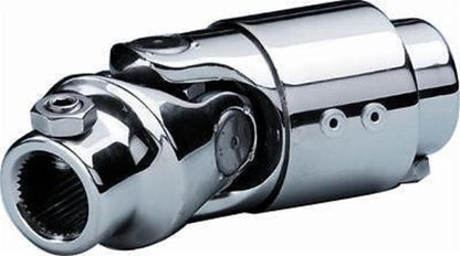 Borgeson 164934 Steering U-Joint/Vibration Damper, Polished Stainless, 3/4DD X 3/4-36