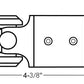 Borgeson 164949 Steering U-Joint/Vibration Damper, Polished Stainless, 3/4DD X 3/4DD