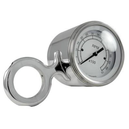 Borgeson BOR901004 Polished Billet Aluminium Tachometer Cup 1-3/4" - Column Mount Fits Classic Instruments Tachometers