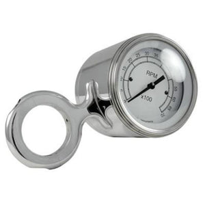 Borgeson Universal | BOR901004 | Polished Billet Aluminium Tachometer Cup 1-3/4" - Column Mount Fits Classic Instruments Tachometers