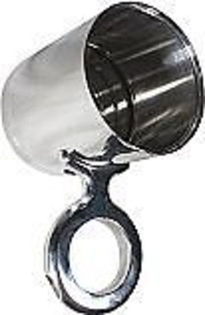 Borgeson BOR902004 3-1/8" Polished Billet Tachometer Cup 1-3/4" Column Mount