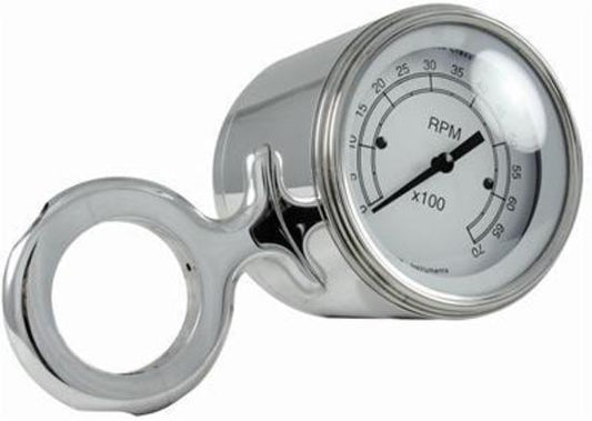 Borgeson BOR904004 Polished Billet Aluminium Tachometer Cup 1-3/4" - Column Mount Fits Autometer Traditional Series Tachometers