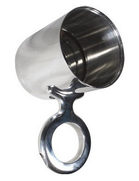 Borgeson BOR904005 Brushed Billet Aluminium Tachometer Cup 2" - Column Mount Fits Autometer Traditional Series Tachometers