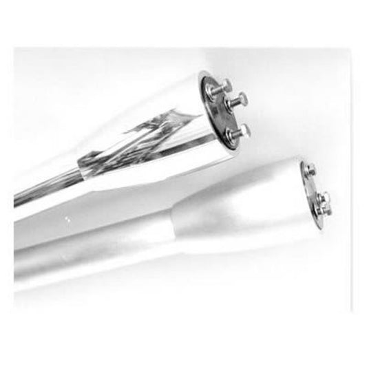 Borgeson BOR908004 Polished Billet Aluminium Traditional Style Steering Column 30" Length, 1-3/4" Tube With A 3" Bell