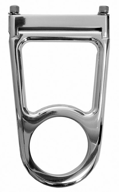 Borgeson 913174 Column Drop, Open Style, 1-3/4in. Column X 4in. Drop, Polished Aluminum