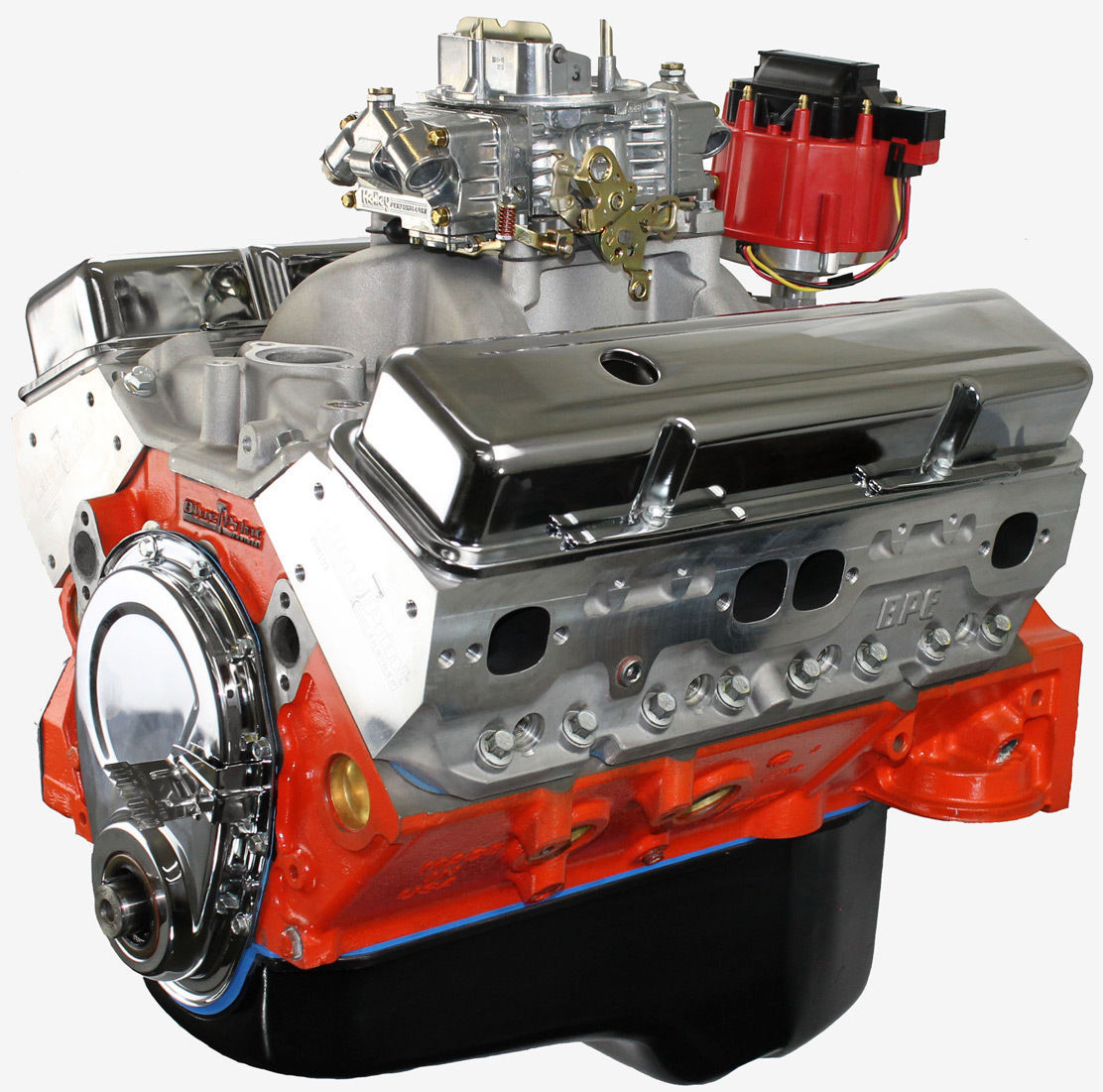 Blueprint Engines BP4002CTC1 Blueprint Chev 400 Dressed Crate Engine 508Hp 473Ft/Lb Brand New Block