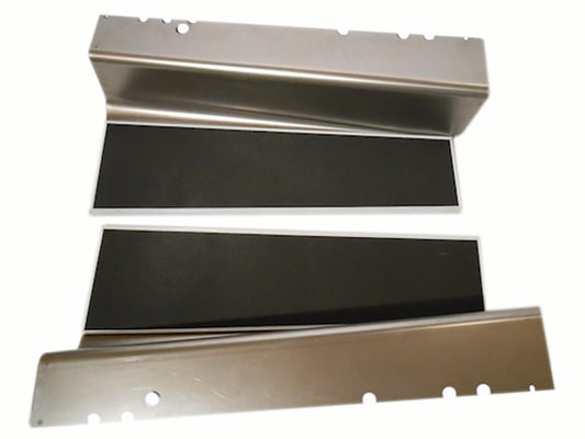 Brookville Roadsters BRA-185-B1-SS 1930 Model A Running Boards w/ Shields Mat And Ss Trim