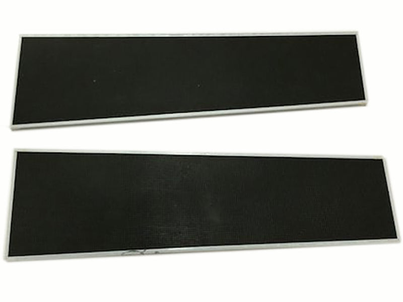 Brookville Roadsters BRA-185-B2SS 1930 Model A Running Boards w/ Mat And Ss Trim Bra-185-B2 Ss