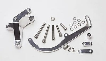Chevy small block Gen I 265-350C.I.D. (short pump) Alloy Top Mount Alternator Bracket Chev SB Billet Specialties BS10220