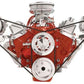 Billet Specialties BS10420 Independent Mount Brackets suit SB Chev Side Mount Alternator Short W/P