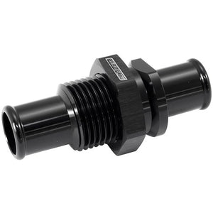 Aeroflow AF88-2015BLK BILLET BULKHEAD INSERTS 5/8" BARB FITTING BOTH SIDE BLACK